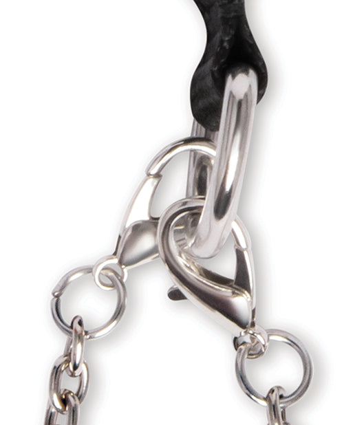 LUX FETISH 12 PC COLLAR & NIPPLE CLIPS SET