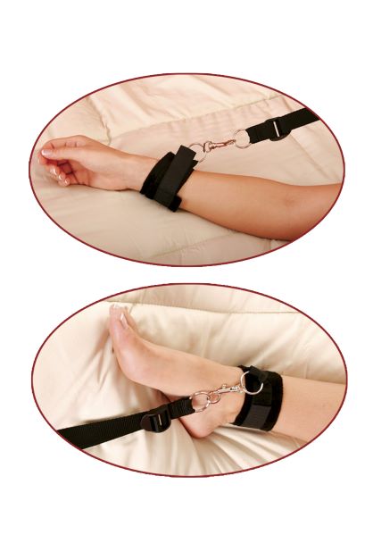 FETISH FANTASY BED BINDINGS RESTRAINT KIT