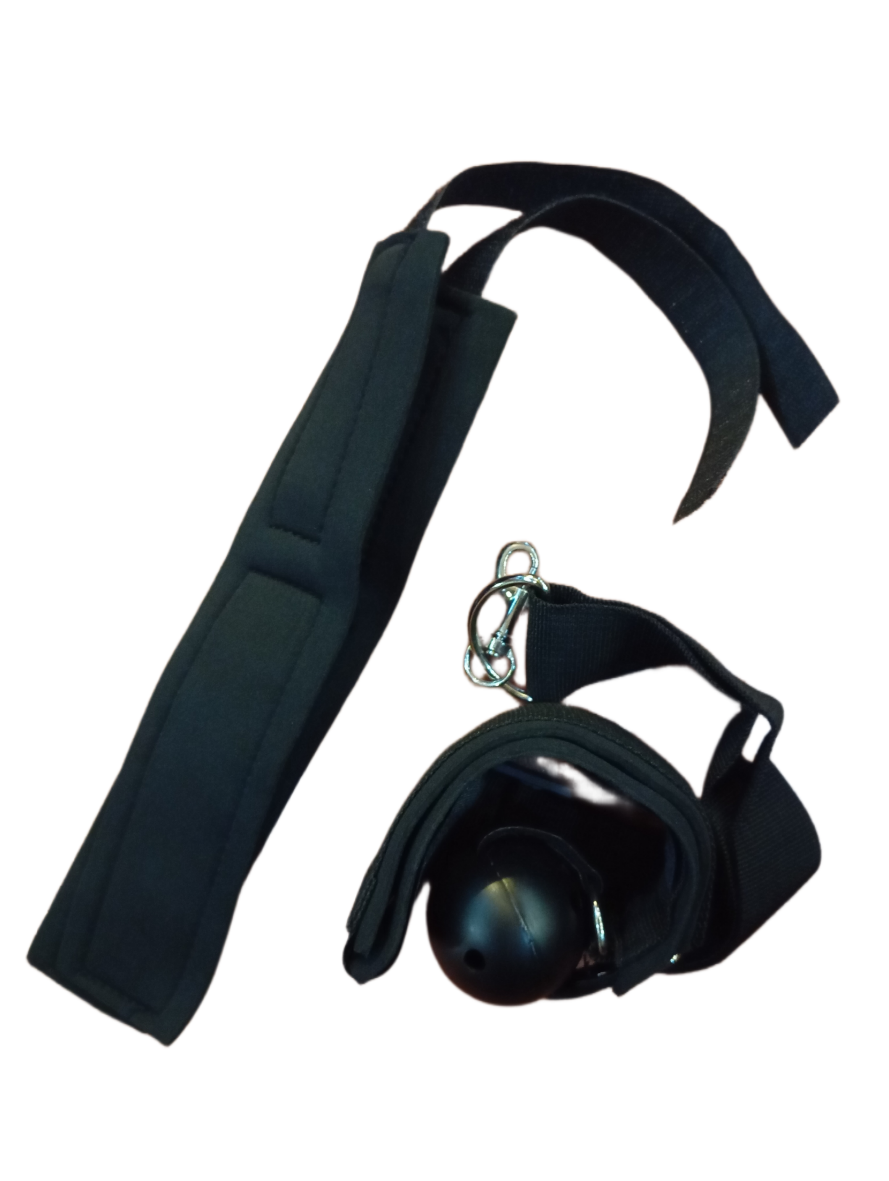Black Ball Gag w/ Cuffs