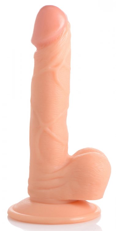 POP 6.5IN DILDO W/ BALLS FLESH