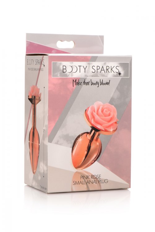 BOOTY SPARKS PINK ROSE GOLD SMALL ANAL PLUG