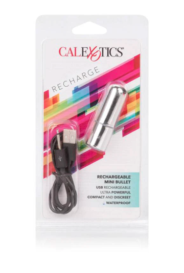 Rechargeable Mini Bullet Silver Calexotics