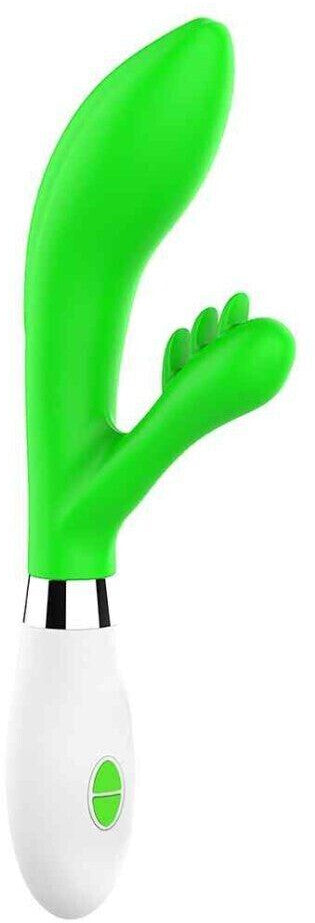 Alexios Ultra Soft Silicone Rabbit green