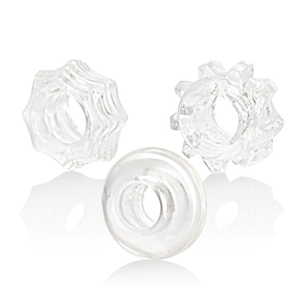 REVERSIBLE RING SET CLEAR