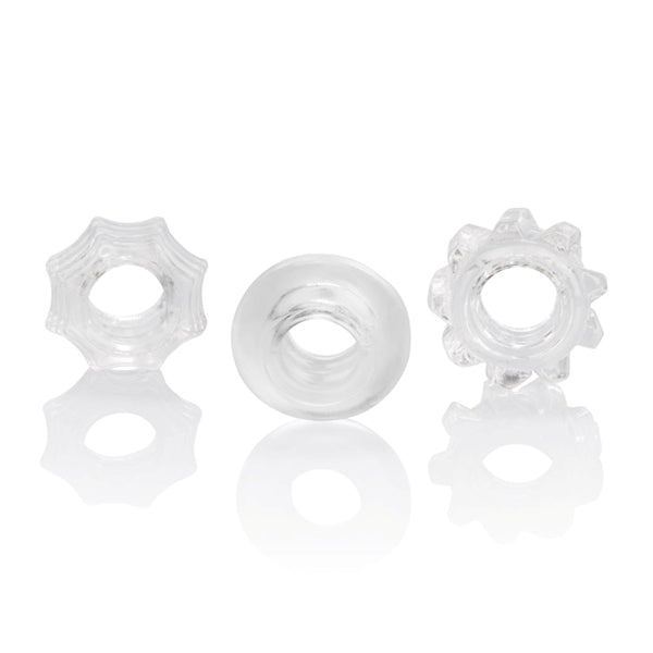 REVERSIBLE RING SET CLEAR