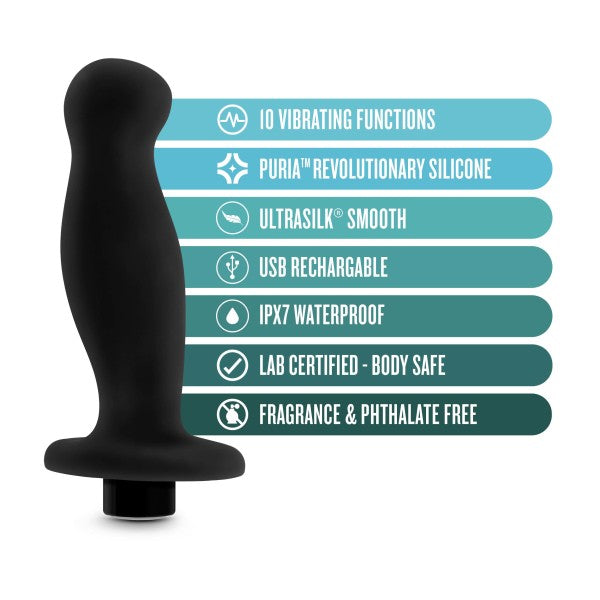 Anal Adventures Platinum Silicone Vibrating Prostate Massager 02
