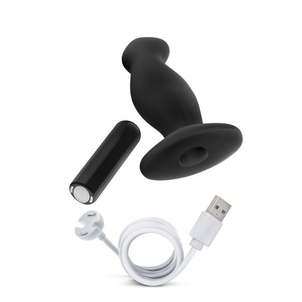 Anal Adventures Platinum Silicone Vibrating Prostate Massager 02