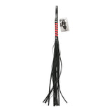 Load image into Gallery viewer, Sex and Mischief Red & Black Stripe Flogger