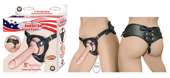 ALL AMERICAN WHOPPERS 5 STRAIGHT DONG FLESH & UNIVERSAL HARNESS