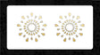 Body Arts Gold Foil Nipple Pasties