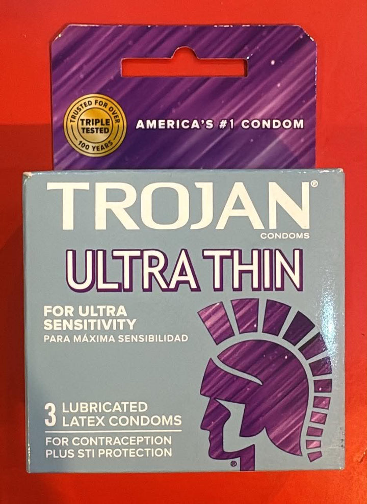 TROJAN ULTRA THIN LUBE 3PK
