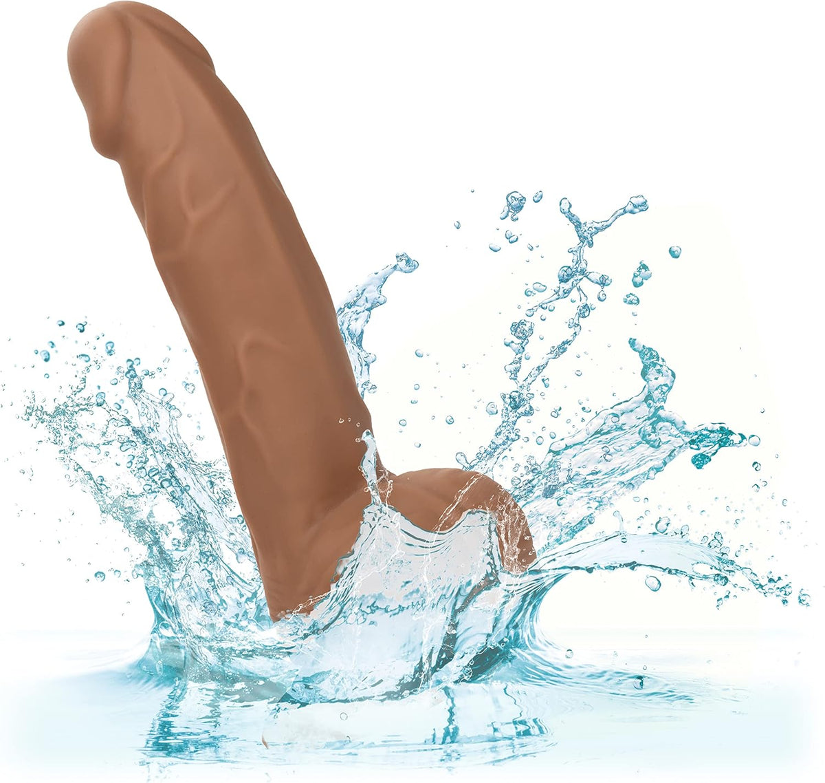 Calexotics Silicone Studs 6inch Realistic Dildo brown/mocha