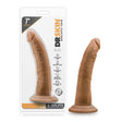 DR SKIN 7.5 COCK W SUCTION CUP MOCHA "