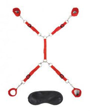 LUX FETISH 7 PC BED SPREADER RED