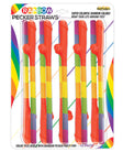 Rainbow Pecker Straw