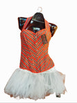 School Girl Checkered Corset