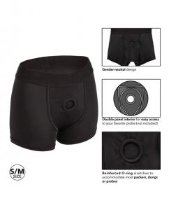 BOUNDLESS BOXER BRIEF S/M HARNESS BLACK