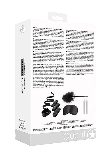 Ouch B&W Bed Binding Restraint Kit