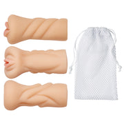 Cloud 9 Trio Stroker Pussy, Ass, Mouth Masturbator Kit