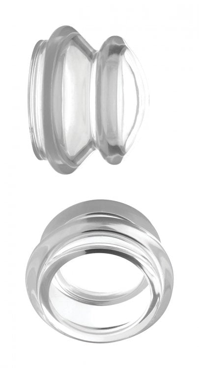 MASTER SERIES CLEAR PLUNGERS SILICONE NIPPLE SUCKERS- SMALL