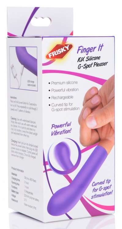 FRISKY FINGER IT 10X SILICONE G-SPOT PLEASER