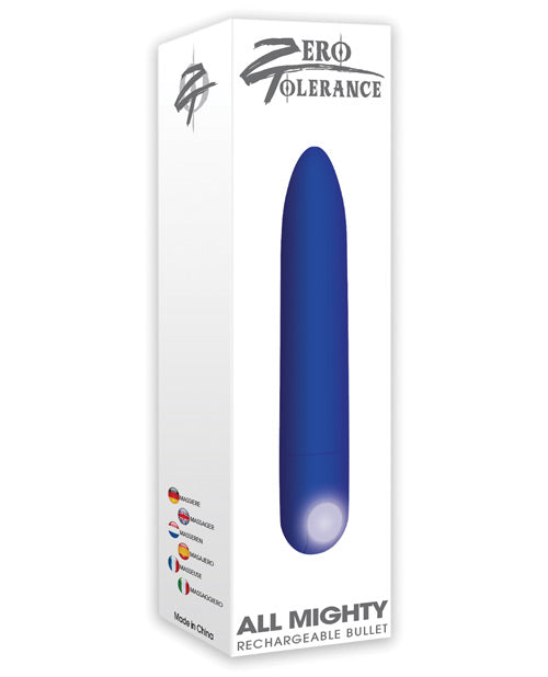 ZERO TOLERANCE BLUE RECHARGEABLE BULLET