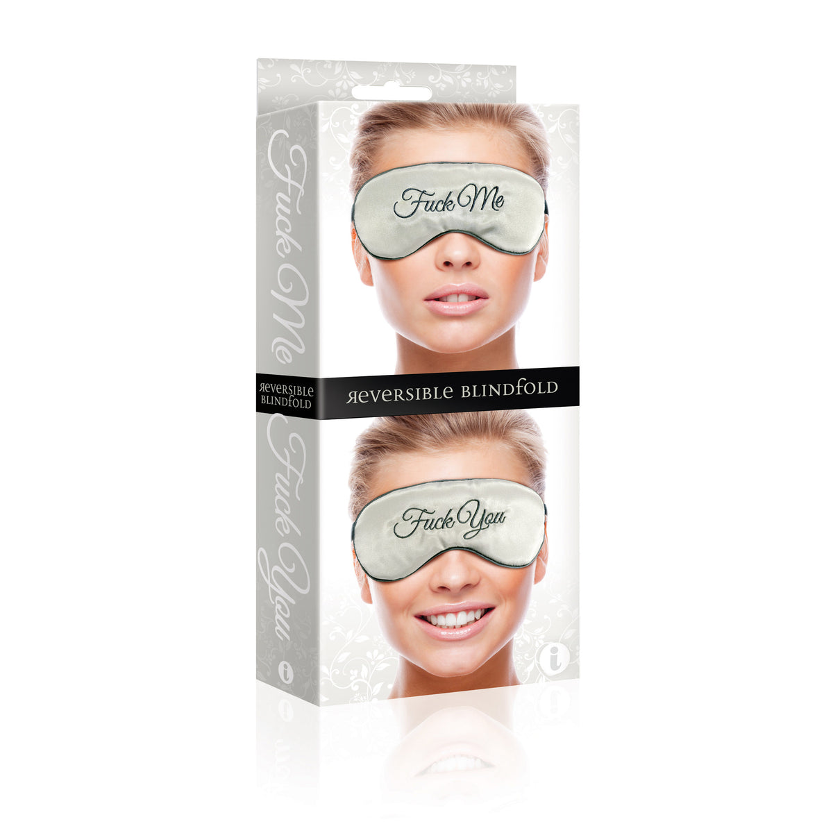 Fuck Me Fuck You Reversible Blindfold