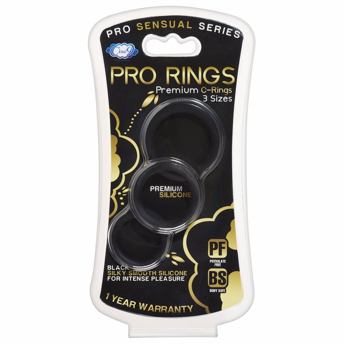 CLOUD 9 silicone ring black set