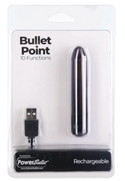 Power Bullet, Bullet Point Rechargeable Black