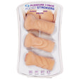 Cloud 9 Trio Stroker Pussy, Ass, Mouth Masturbator Kit